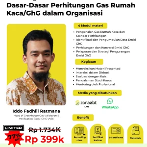 E-Learning Class: Dasar-Dasar Perhitungan Gas Rumah Kaca/GhG dalam Organisasi