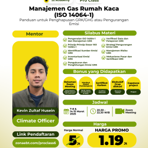 Pro class: Manajemen Gas Rumah Kaca (ISO 14064-1) Panduan untuk Penghapusan GRK/GHG atau Pengurangan Emisi
