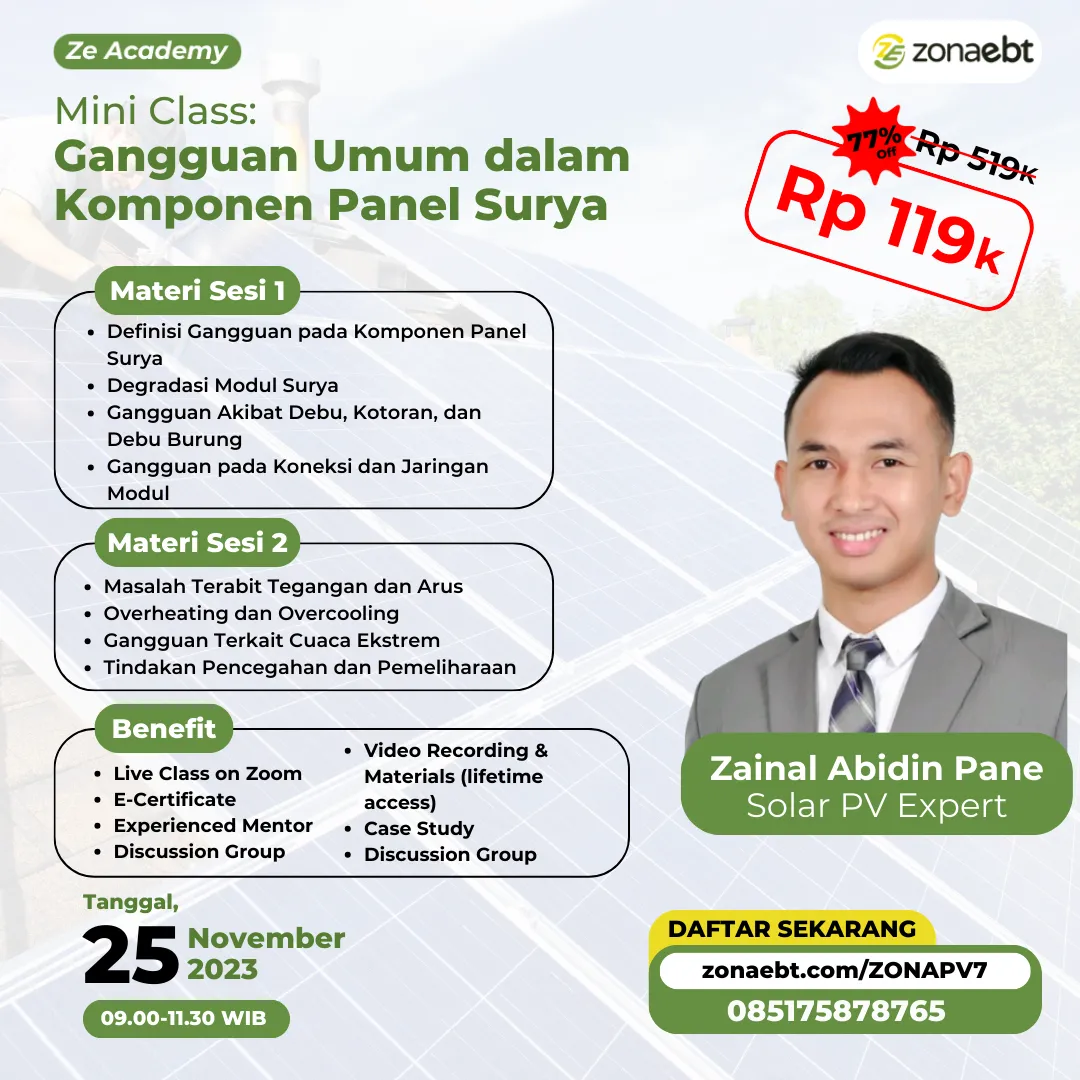 Mini Class 16 – Gangguan Umum dalam Komponen Panel Surya