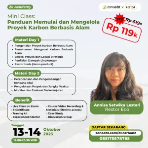 Mini Class 10 – Panduan Memulai dan Mengelola Proyek Karbon Berbasis Alam