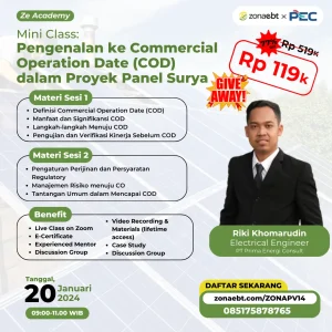 Mini Class 22 – Pengenalan ke Commercial Operation Date (COD) dalam Proyek Panel Surya