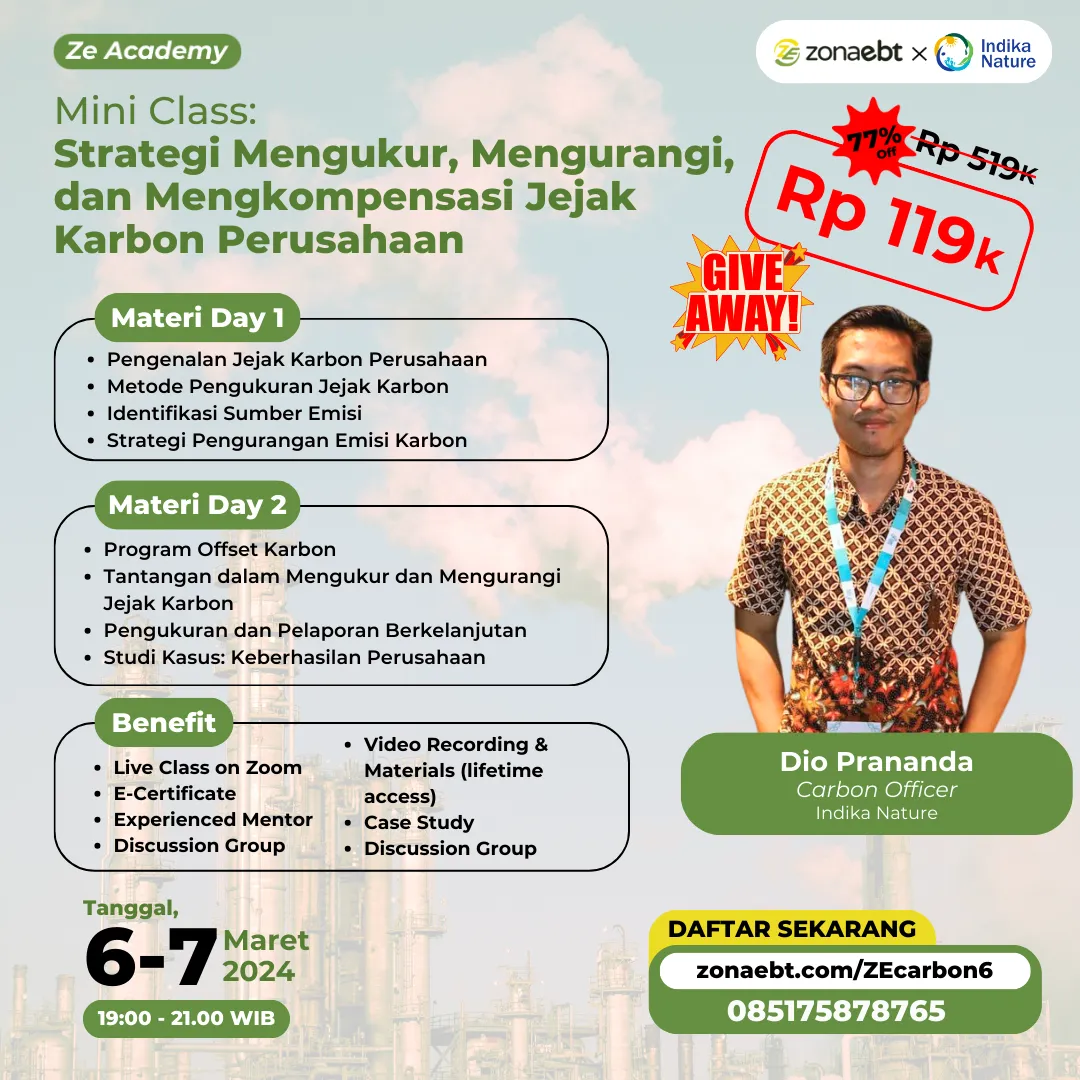 Mini Class 24- Strategi Mengukur, Mengurangi, dan Mengkompensasi Jejak Karbon Perusahaan