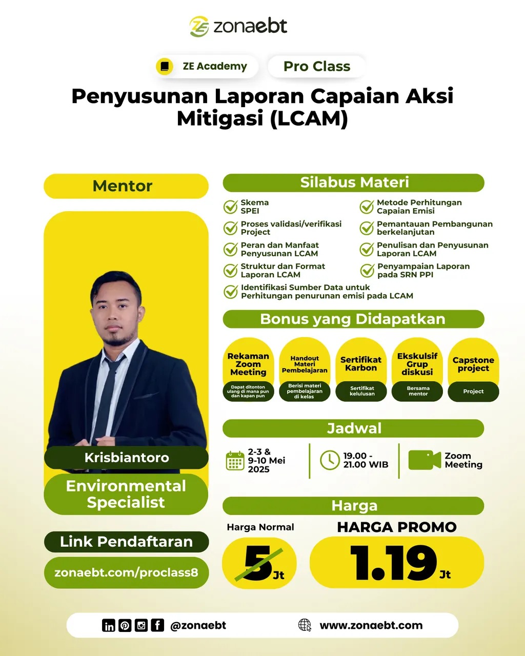 Pro class: Penyusunan Laporan Capaian Aksi Mitigasi (LCAM)